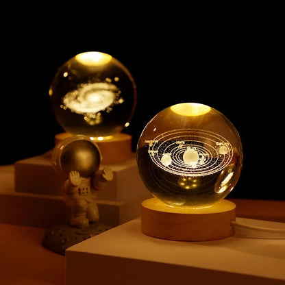 Solar System 3D Crystal Sphere™